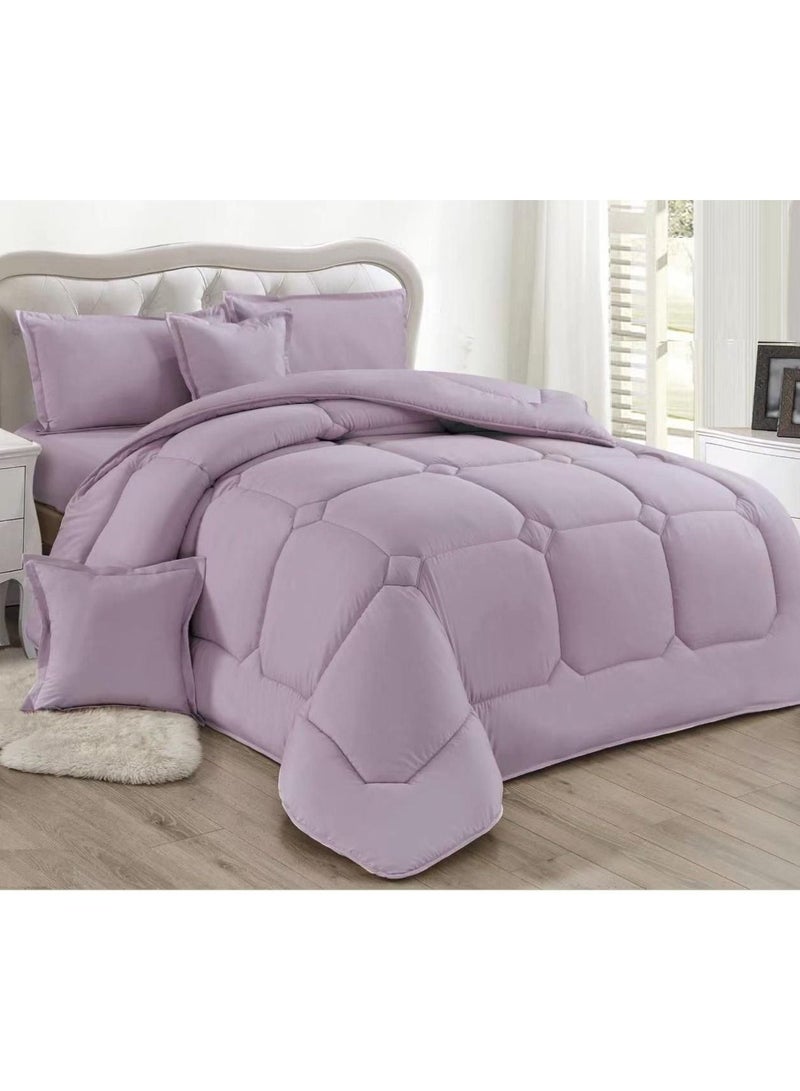Hours Comforter set by Hours 6 plain pieces king size  - Image 2