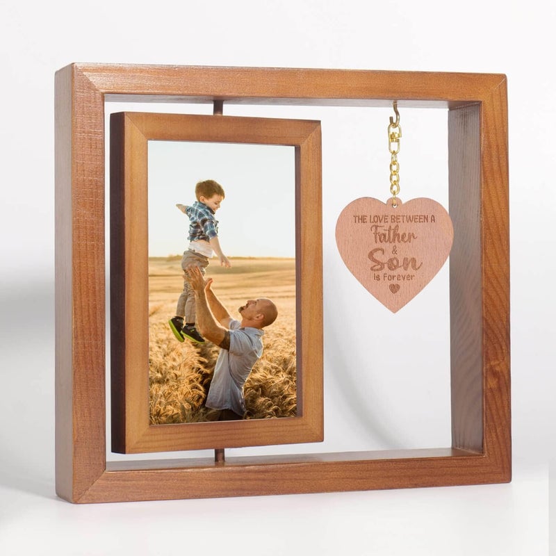 Ithmahco Father Day Gift From Son, Father Day Picture Frame From Son, Dad Gifts, Heartffelt Father Day Gift, Personalized Father Day Gift, First Father Day Gift, Last Minute Father Day Gift - Image 1