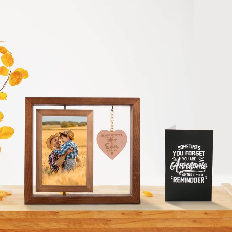Ithmahco Father Day Gift From Son, Father Day Picture Frame From Son, Dad Gifts, Heartffelt Father Day Gift, Personalized Father Day Gift, First Father Day Gift, Last Minute Father Day Gift - Image 3