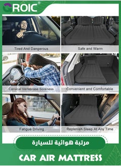GROIC 3 in 1 SUV Air Mattress, Car Mattress with Electric Air Pump, Twin Air Mattress, Inflatable Mattress, Blow Up Mattress, Air Mattress Twin, Car Bed Camping Bed for SUV MPV RV for Camping and Travels  - Image 5