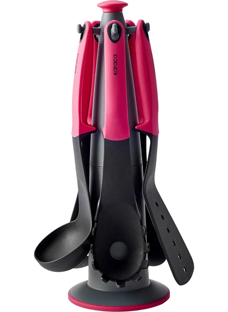 كاراجا Dave Pink 6 Piece Serving Set with Stand