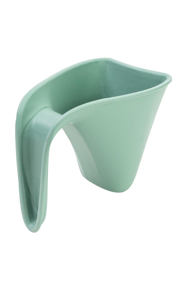 Shnuggle Shnuggle Bath Rinse Jug | Soft Rim Baby & Toddler Shampoo Rinser | Bath Hair Rinsing Cup | Hair Wash Jug with Handle | Essential Bath Accessories | Eucalyptus - Image 1