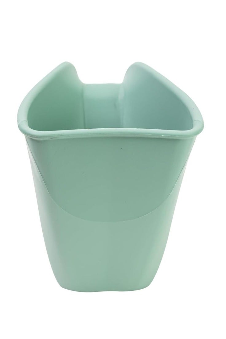 Shnuggle Shnuggle Bath Rinse Jug | Soft Rim Baby & Toddler Shampoo Rinser | Bath Hair Rinsing Cup | Hair Wash Jug with Handle | Essential Bath Accessories | Eucalyptus - Image 2