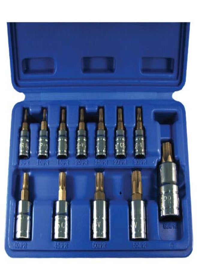 VCT 12 pc 5-Point Star Plus Torx Security Bit Socket Set - Image 2