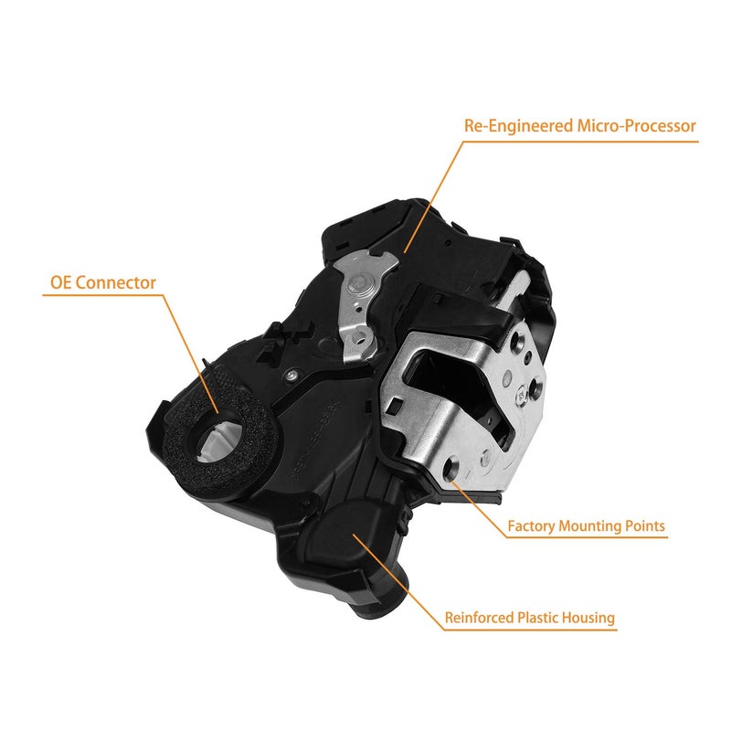Gledewen Door Lock Actuator Motor Front Left Driver Side | for Toyota 4Runner Camry Tundra Sequoia, Lexus ES350 GS350 LS460 RX450h, Scion tC xB xD | Replaces# 69040-0C050, 69040-06180, 931-401 - Image 5