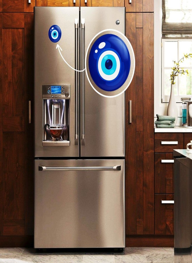 JIGARI Evil Eye Fridge Magnet | 58mm Magnet for Fridge, Wardrobe, Office Cabinet | Protective Symbol for Home, Office & Kitchen Décor | Unique Gift Idea (Evil Eye - 01 (P43)) - Image 5