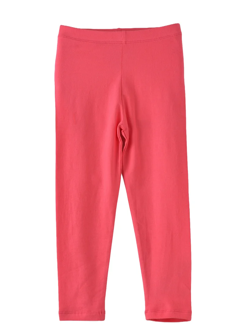 Jelliene Sunny Steps: Girls' Soft Cotton Leggings Comfy Summer Adventures