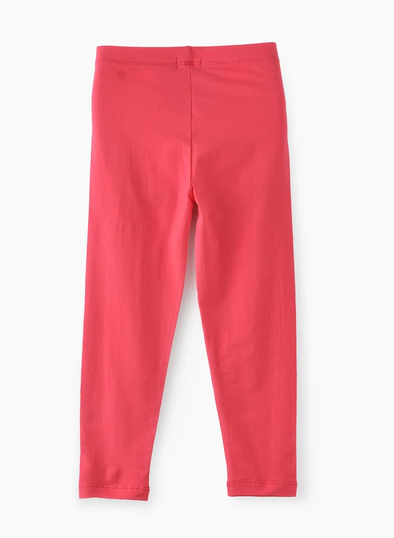Jelliene Sunny Steps: Girls' Soft Cotton Leggings Comfy Summer Adventures