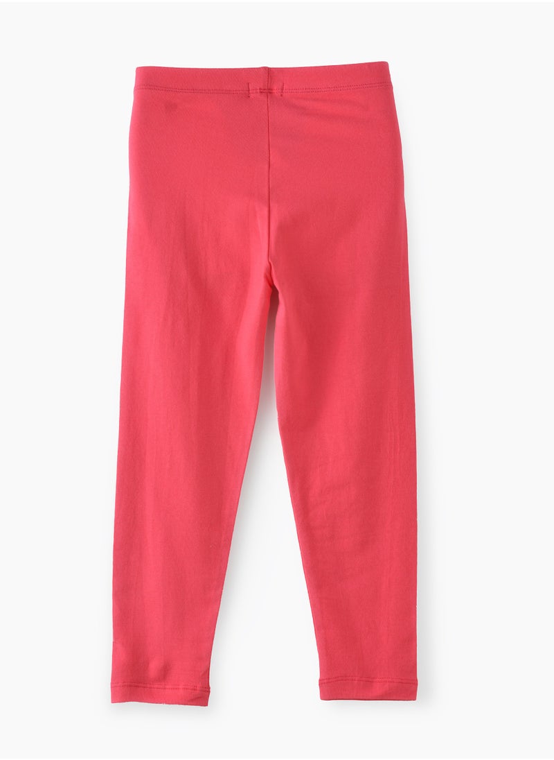Jelliene Sunny Steps: Girls' Soft Cotton Leggings Comfy Summer Adventures  - Image 2