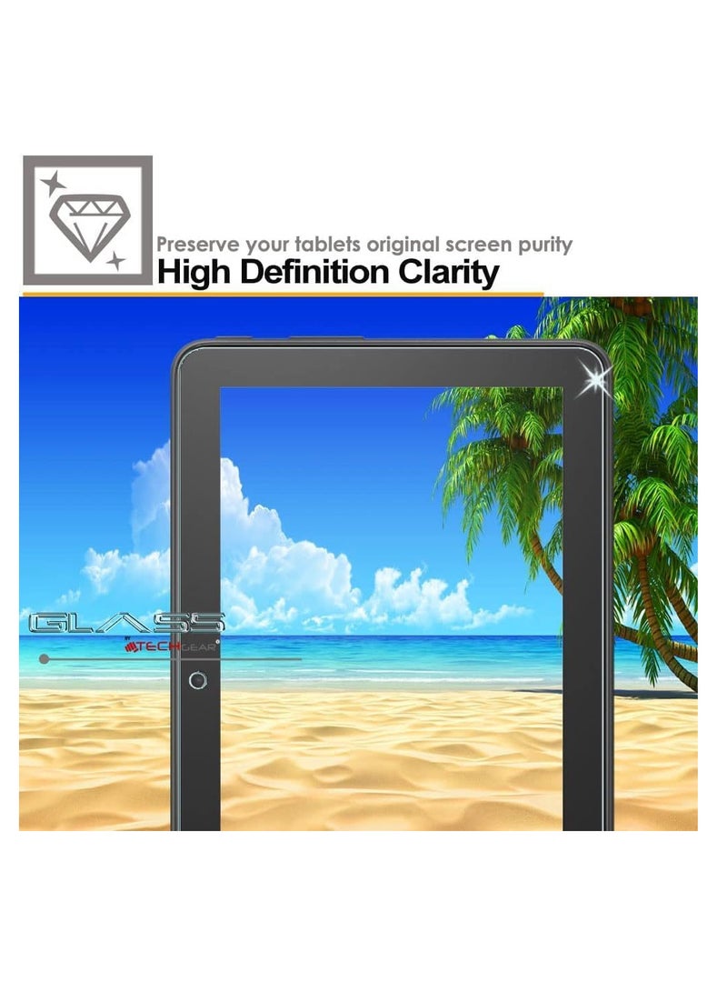 GLASS Edition fits All-New Fire 7" Tablet (2022 Release / 12th Generation) - Genuine Tempered Glass Screen Protector Cover [2.5D Round Edge] [9H] [Crystal Clarity] [Scratch-Resistant] - Image 5