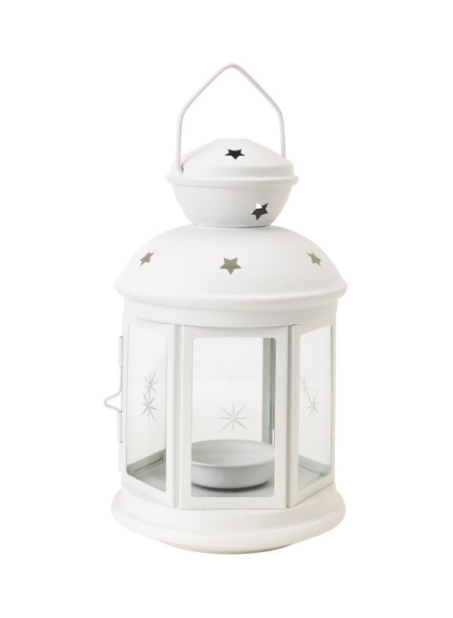 XiuWoo Metal Ramadan Lantern White/Clear 18centimeter - Image 1