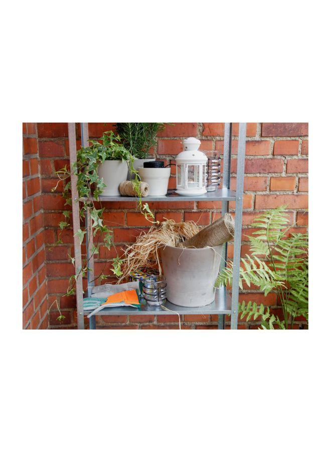 XiuWoo Metal Ramadan Lantern White/Clear 18centimeter - Image 5