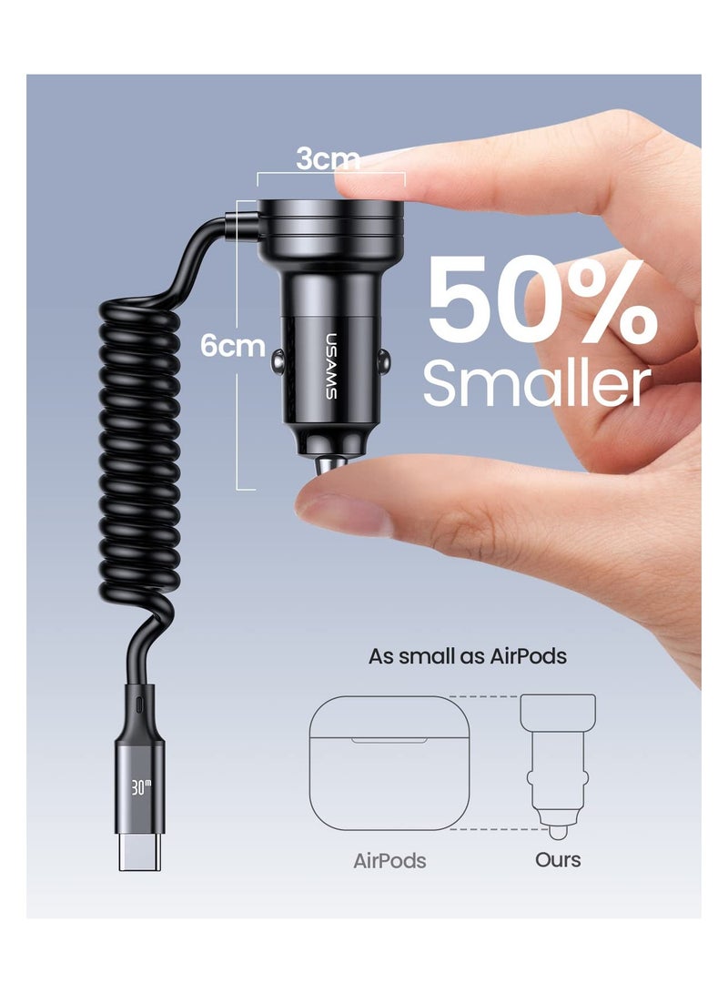 SYOSI USB C Car Charger, Super Fast Car Charger PD & QC 3.0 Car Charger Multi-Device Fast Car Charger for iPhone 15 Series/Samsung Galaxy S23-S21/iPhone 14-8/Google Pixel/LG/Android/iPad/MacBook - Image 5