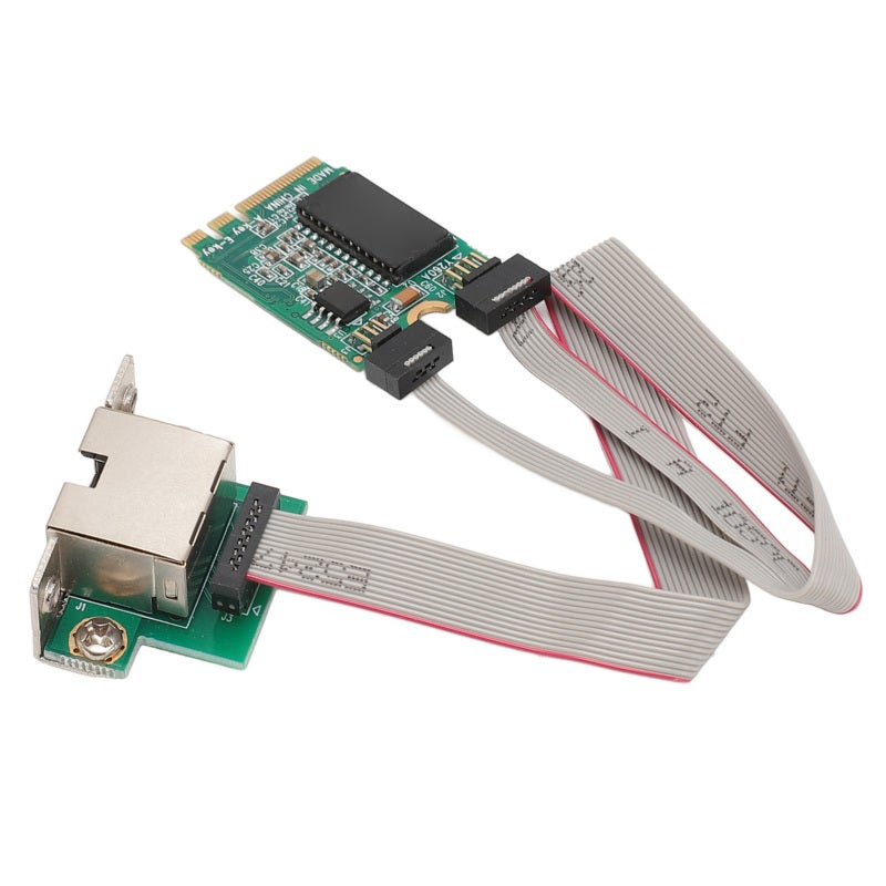 Gigabit Network Card M.2 A+E Key Slot Single RJ45 Port I210AT Chip - IEEE 802.1q VLAN Support Gigabit Ethernet Network Adapter for Industrial Computers - Image 2