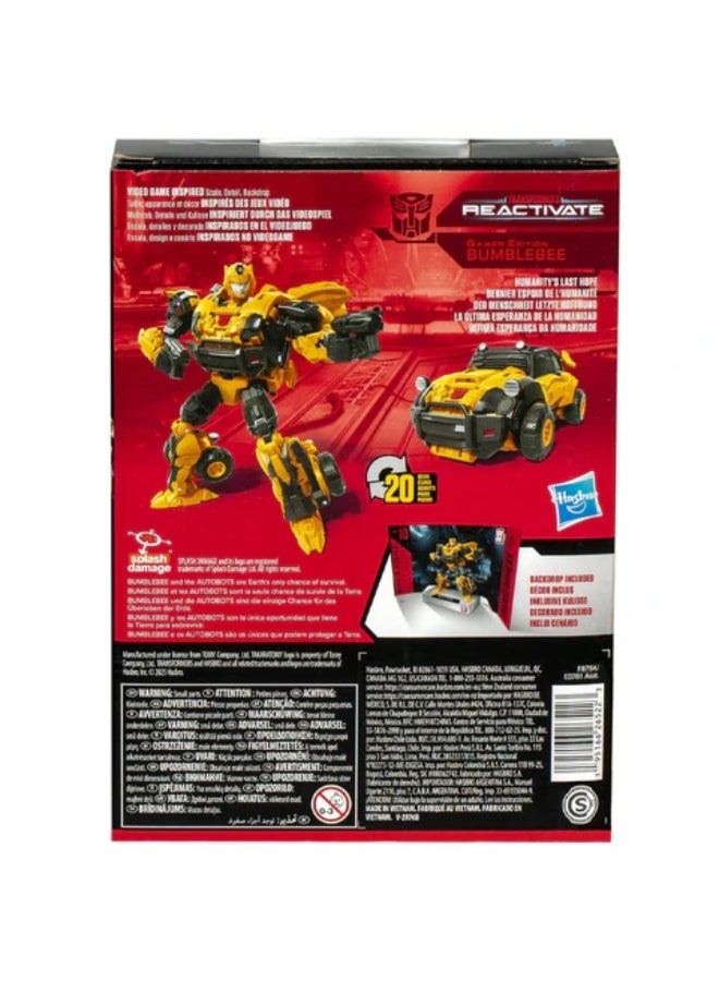 HASBRO - TRANSFORMERS Transformers Studio Series +10 Gamer Edition Bumblebee (Reactivate) - Deluxe - Image 4