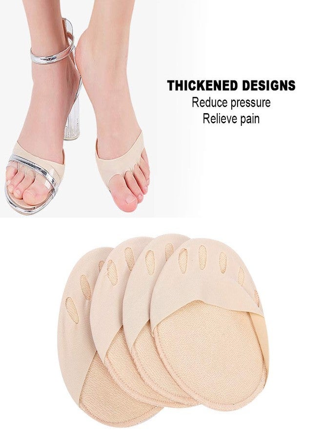 Yctze Forefoot Pad, Yctze 2 Pairs Soft Elastic High Heeled Shoes Forefoot Pad Stress Forefoot Patch (Skin Color) - Image 3