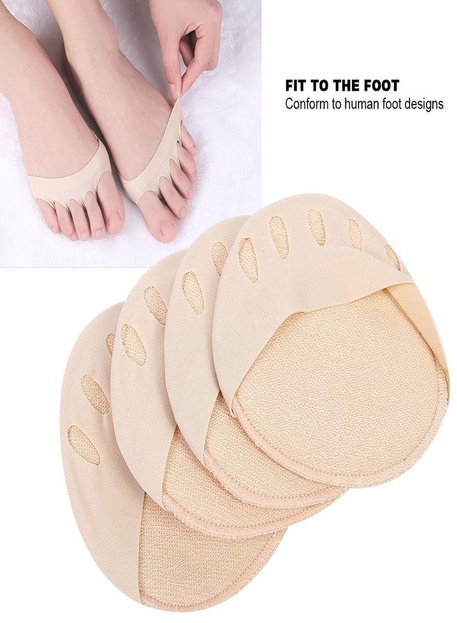 Yctze Forefoot Pad, Yctze 2 Pairs Soft Elastic High Heeled Shoes Forefoot Pad Stress Forefoot Patch (Skin Color) - Image 5