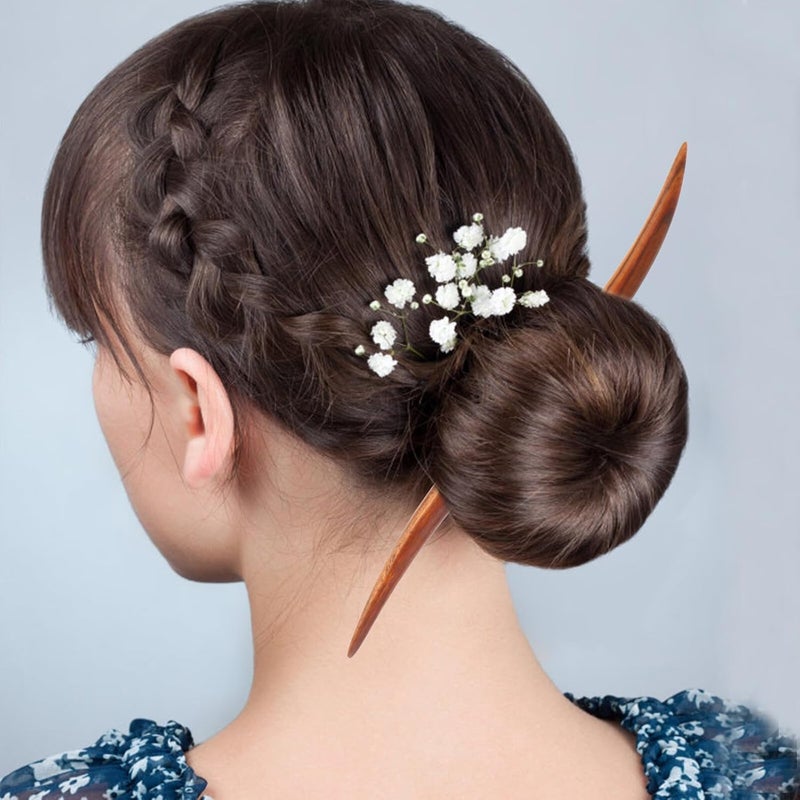 DOITOOL Ebony Hair Stick Hair Chopstick Classical Bridal Headdress Retro Hairpin for Women - Image 5