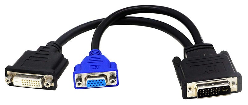 zdyCGTime Wyse 10 Inch DVI-I to DVI-D and VGA Y Splitter Cable - Dual Monitor Compatible with Dell OptiPlex GX620 SC280 and More - Image 5