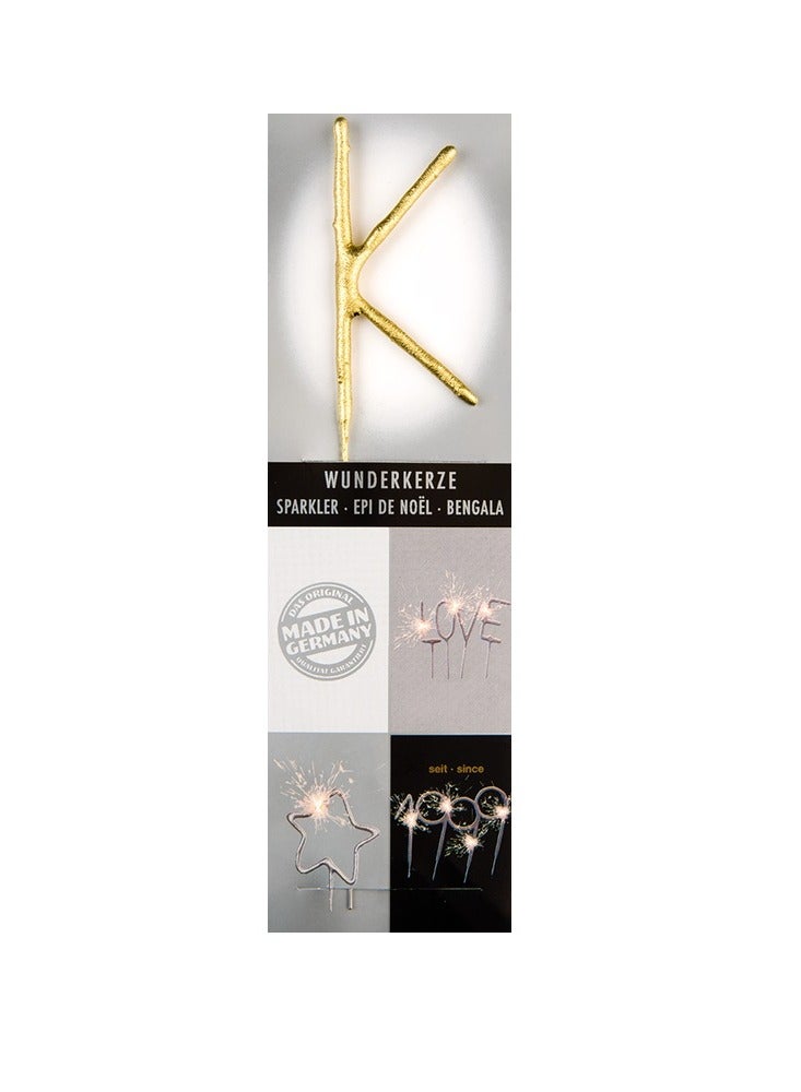 شمعة ذهبية متلألئة K