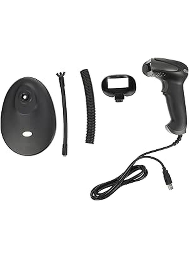 ماسح الباركود اليدوي المضاد للصدمات مع حامل USB لإدارة الجرد في محلات السوبر ماركت - Image 1