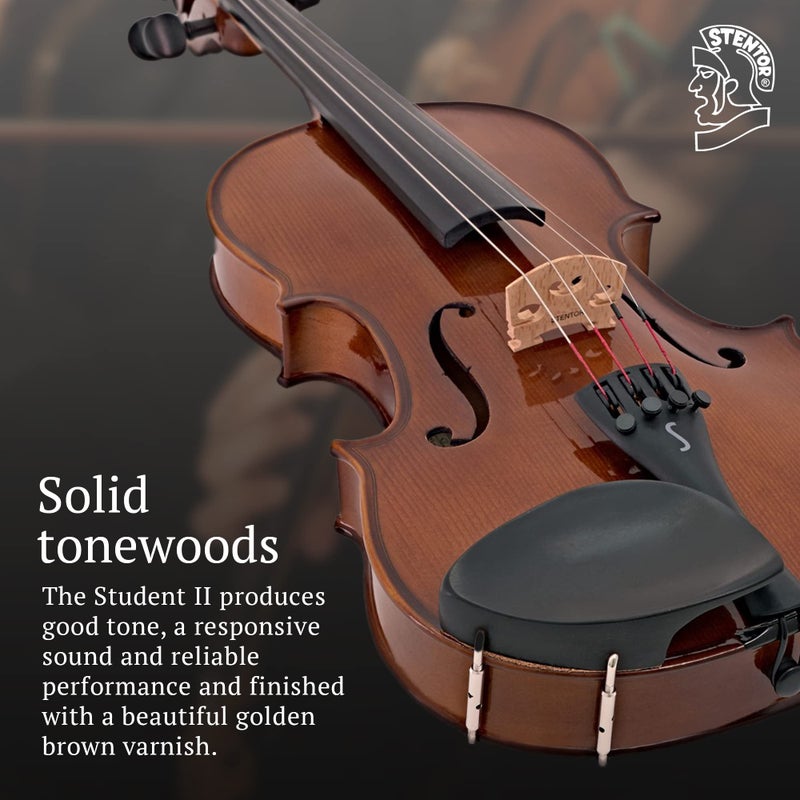 Stentor, 4-String Violin, Brown, 1/2 (1500 - Image 3