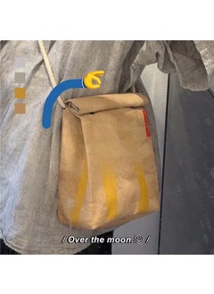 McDonalds Inspired Tote Bag Casual Large CapacityMcDonald's brown crossbody bag McDonald's brown crossbody bag