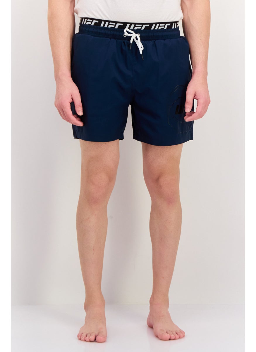 Ufc - Men Brand Logo Board Short, Navy - Image 1