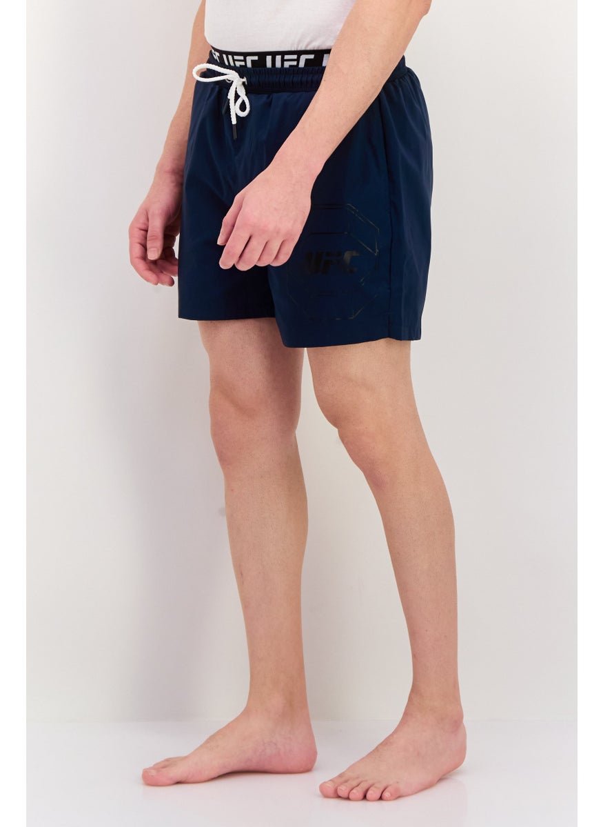 Ufc - Men Brand Logo Board Short, Navy - Image 1