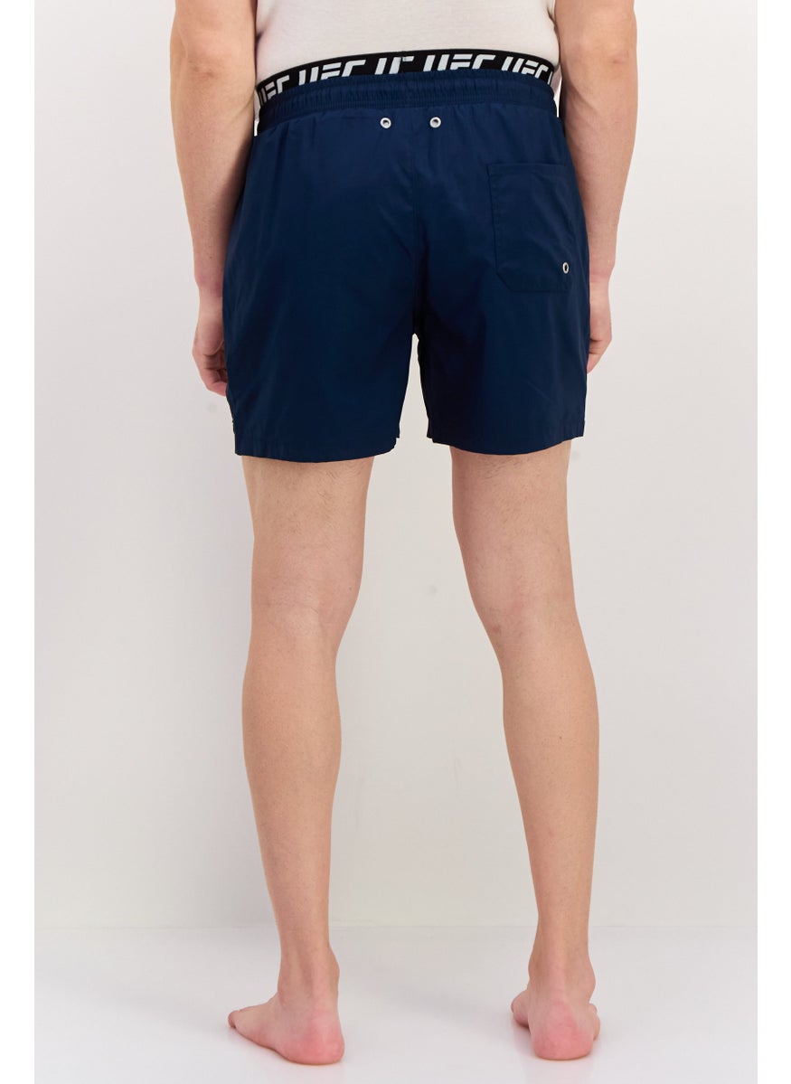 Ufc - Men Brand Logo Board Short, Navy - Image 1