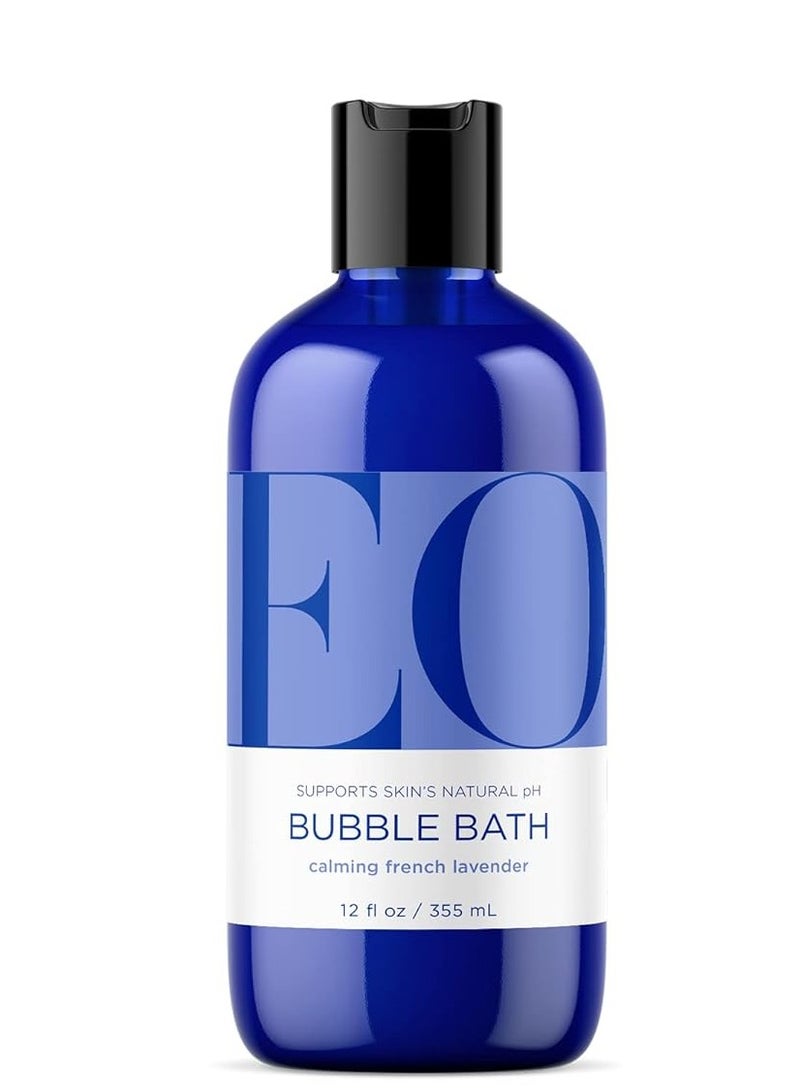 EO EO Bubble Bath, 12 Ounce (Pack of 1), French Lavender, Organic Plant-Based, Botanical Extracts - Image 1