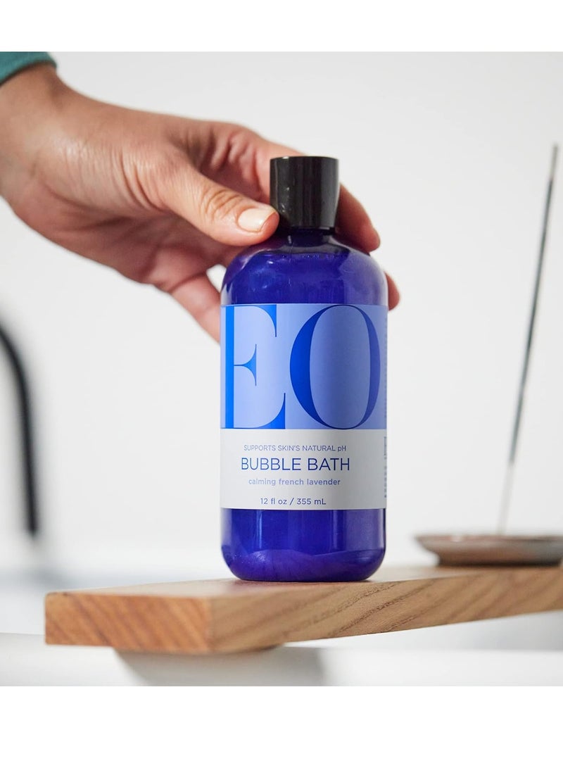 EO EO Bubble Bath, 12 Ounce (Pack of 1), French Lavender, Organic Plant-Based, Botanical Extracts - Image 3