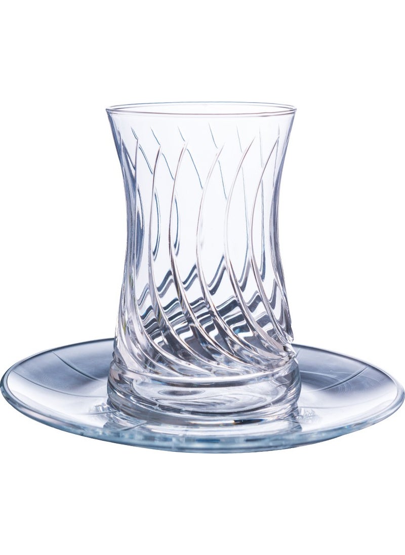 Royal Home - Roya Home Daren Sade 12 Piece Tea Glass Set for 6 People - Image 1