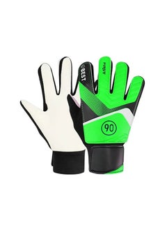 Best Football Glove Goalkeeper Shock-absorbent Wear-resistance Glove Goalkeeper Breathable Adjustable Protective Gear for Children Teens Size 7  - Image 1