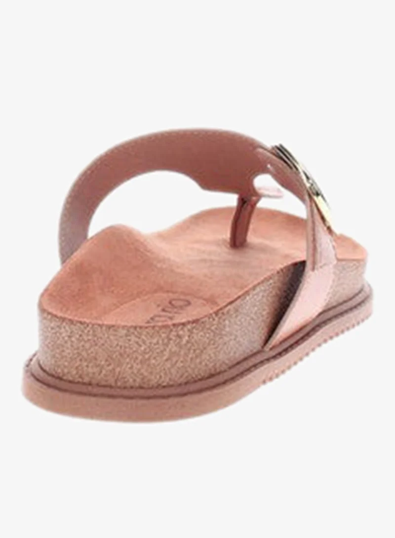Beira Rio  Beira Rio Ladies Flat Sandals Nude | Made In Brazil for Women | Best Price UAE