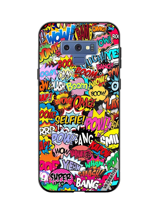 VR CREATIVE Protective Case Cover For Samsung Galaxy Note 9 Pop Art Design Multicolour - Image 1