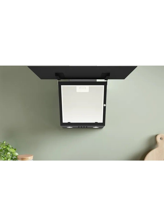 بوش شفاط بوش مائل 60 سم سلسلة 2 معدل استخراج 360 م³/ساعة إضاءة LED زجاج أسود DWK63PJ61T - Image 4