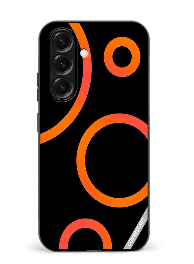 VR CREATIVE Protective Case Cover For Samsung Galaxy S25 Plus Circle Design Multicolour