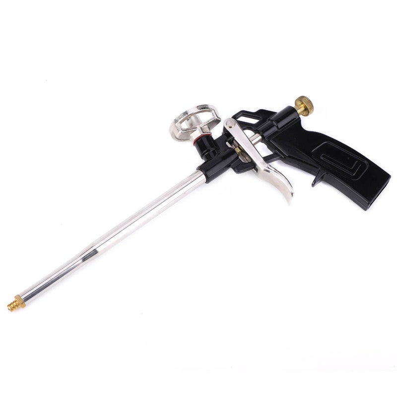 Aluminum Foam Gun PTFE Professional Grade Spring Trigger Foam Applicator - Ergonomic Design Corrosion Resistant Polyurethane Foam Gun for Balcony Doors Windows Sealing - Image 2