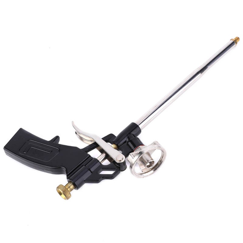 Aluminum Foam Gun PTFE Professional Grade Spring Trigger Foam Applicator - Ergonomic Design Corrosion Resistant Polyurethane Foam Gun for Balcony Doors Windows Sealing - Image 5