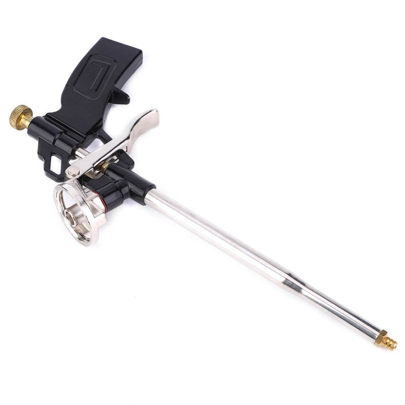 Aluminum Foam Gun PTFE Professional Grade Spring Trigger Foam Applicator - Ergonomic Design Corrosion Resistant Polyurethane Foam Gun for Balcony Doors Windows Sealing - Image 3