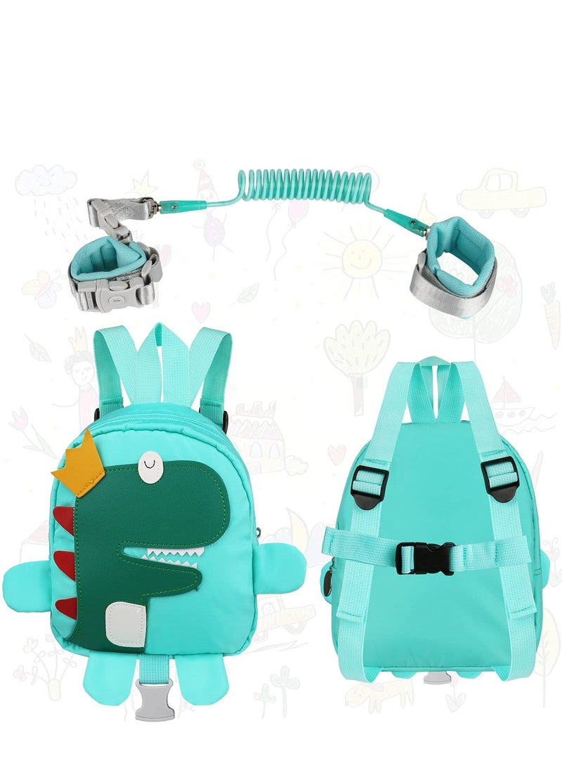 Generic - Toddler Harness Backpack Leash, Dinosaur Backpacks with Anti Lost Wrist Link, Mini Child Leash Wristband Baby Protection for Walking, Keep Kids Close Tether Rein for Boys Aged 1 3 Years - Image 1
