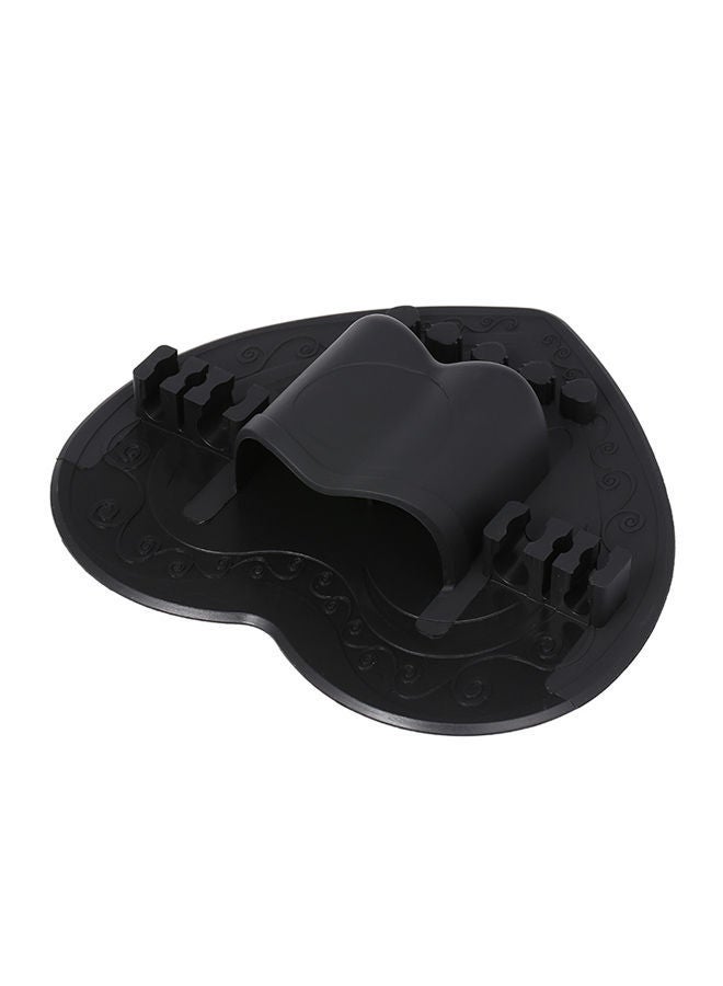 NIBEMINENT Heart Silicone Makeup Drying Rack Cosmetic Brush Holder Bathroom Accessories Organizer - Image 2