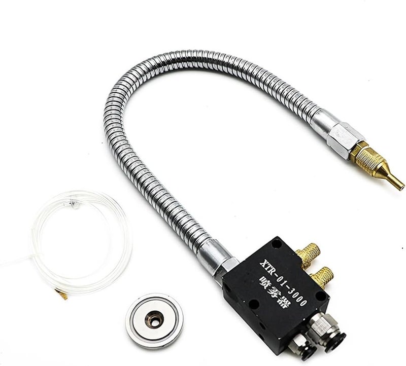 Micro 200mm No Leak Mist Coolant Spray System For Lathe Milling Drill Engraving Machine - Image 1