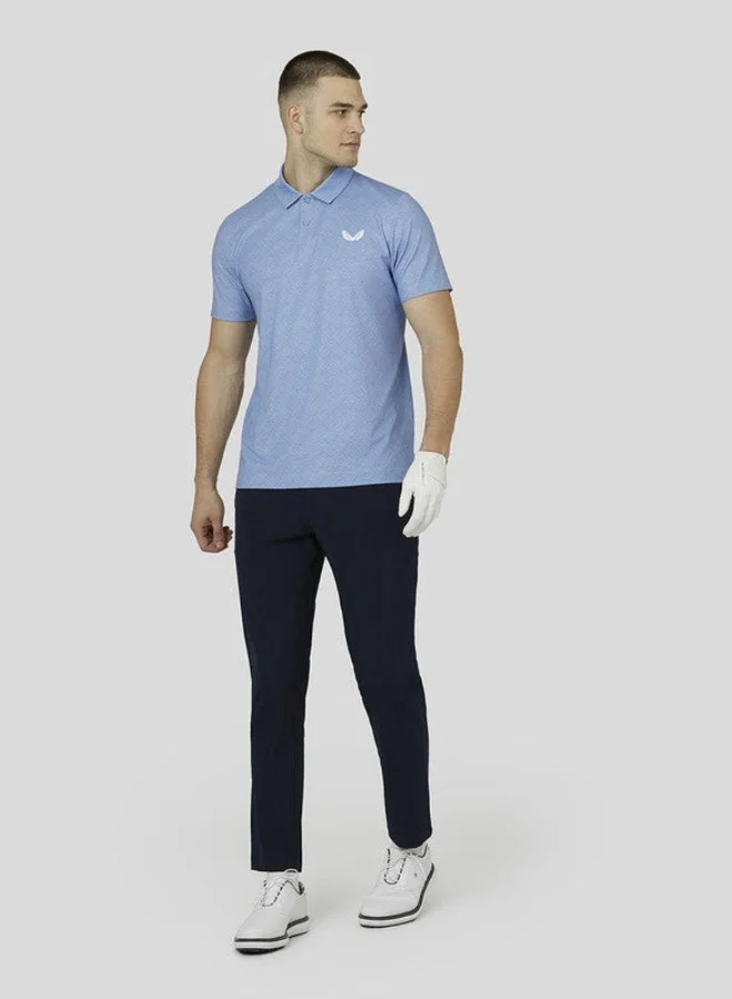 CASTORE Men'S Printed Golf Polo - Sky