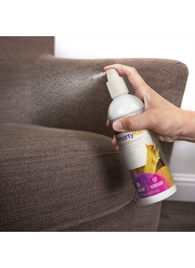 SmartyKat - Scratch Not Scratch Deterrent Spray for Cats - 13.5 Fluid Ounces - Image 1