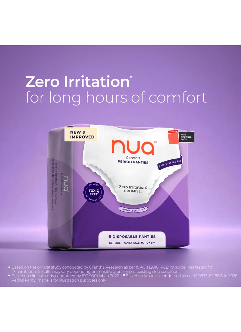 Nua Comfort Disposable Period Panties (XL-XXL) - Image 2