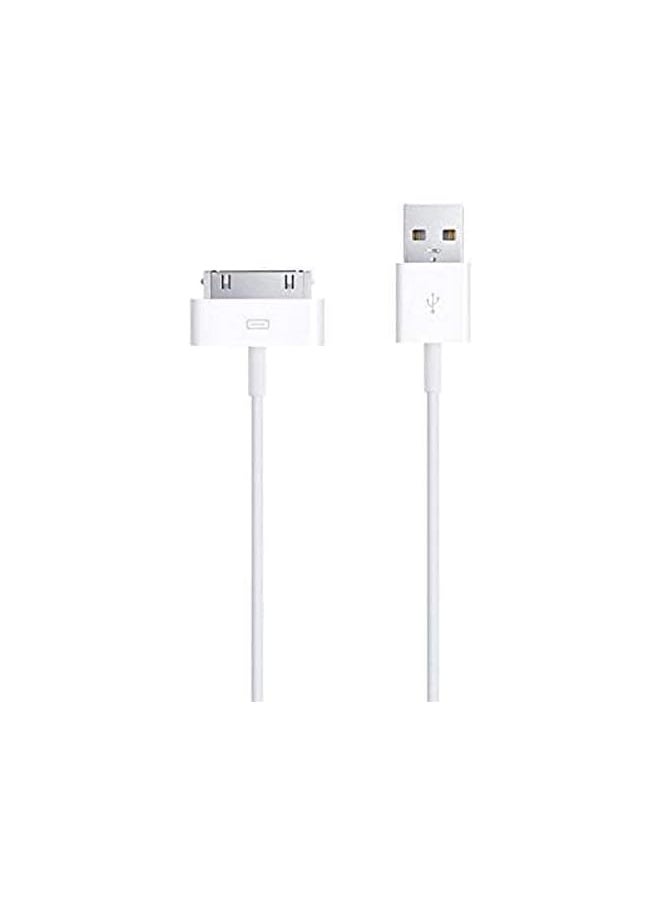 erorex كابل آيباد معتمد من MFI بطول 10 أقدام، أبيض، كابل 30 سنًا إلى USB، كابل شحن ومزامنة عالي السرعة لأجهزة آيفون 4 و4S وآيفون 3G و3Gs وiPad 1 و2 و4 وiPod، أبيض  - Image 2