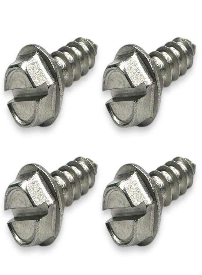 BCP Fasteners Four (4) Stainless Steel Licence Plate Screws (BCP253) - Image 1