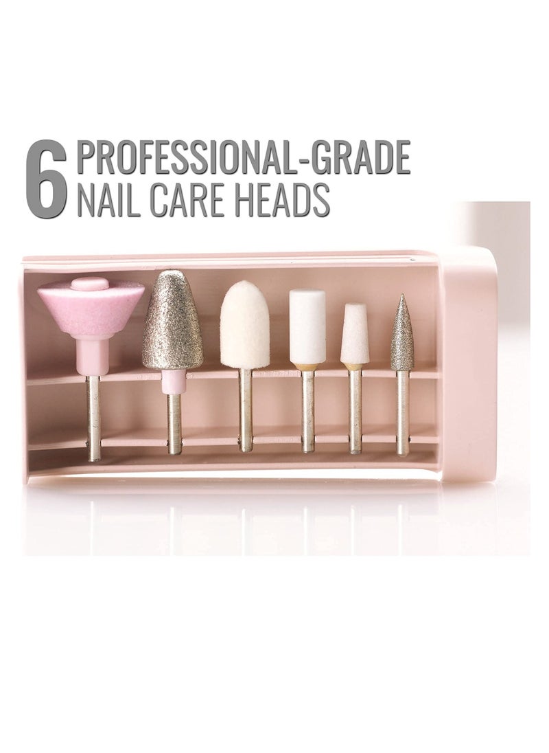 Flawless Salon Nails Kit with Led Light, Electronic Nail File and Full Manicure and Pedicure Tool, Precision Control, Rechargeable and Cordless, Safety, Different Modes - Image 2